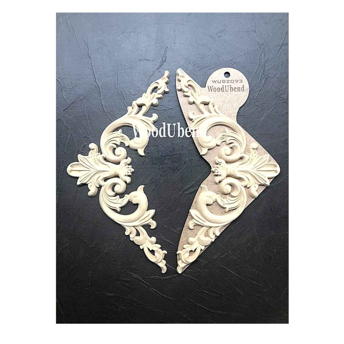 WoodUbend Pack of Two Pediments 15 x 28cm