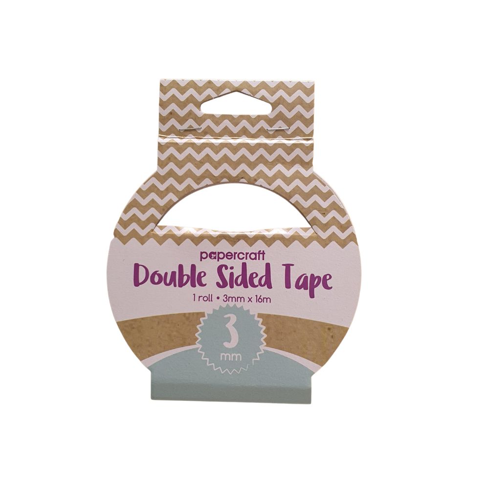 Paper Craft Adhesive Tape Double Sided Acid Free, 3mm x 16m