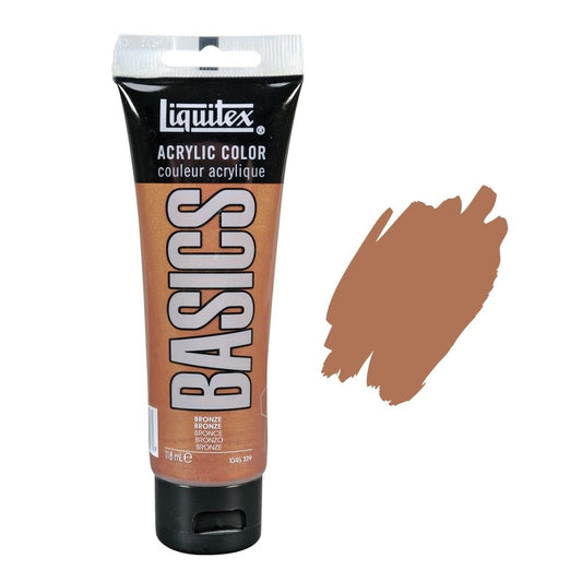 Liquitex Basics Acrylic Paint Tube 118ml - Bronze