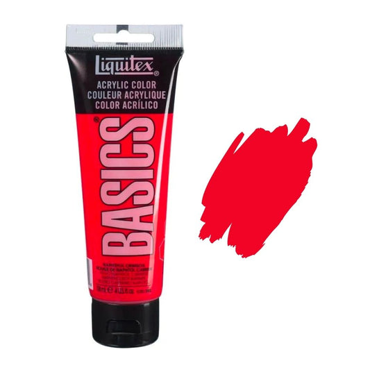 Liquitex Basics Acrylic Paint 118ml - Naphthol Crimson