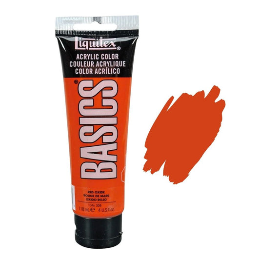 Liquitex Basics Acrylic Paint 118ml - Red Oxide