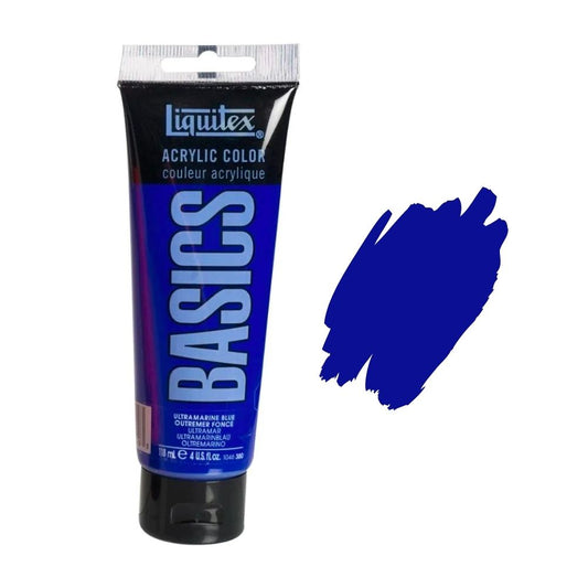 Liquitex Basics Acrylic Paint 118ml - Ultramarine Blue