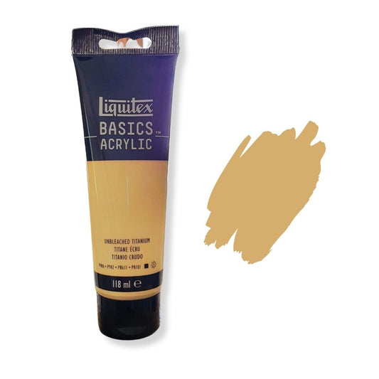Liquitex Basics Acrylic Paint 118ml - Unbleached Titanium