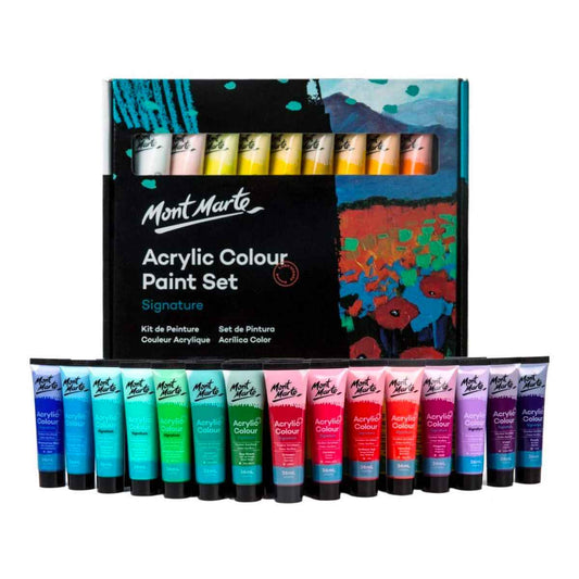 Mont Marte Signature Acrylic Paint Set 36pc x 36ml