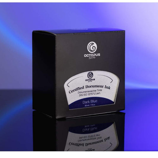 Octopus Fluids Document Ink Dark Blue, 30ml