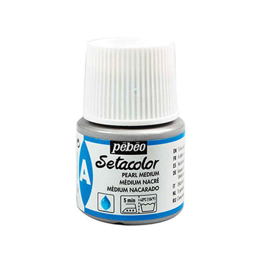 Pebeo Setacolour Fabric Paint Pearl Medium - 45ml