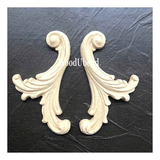 WoodUbend Set of Decorative Plumes 10 x 6cms