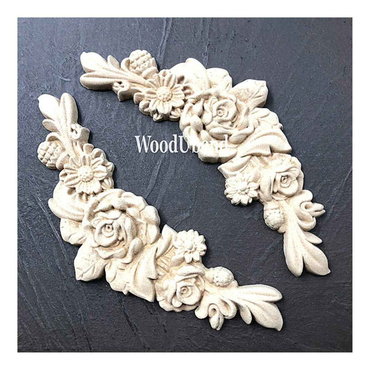 WoodUbend Set of Flower Garland 6 x 17.7cm