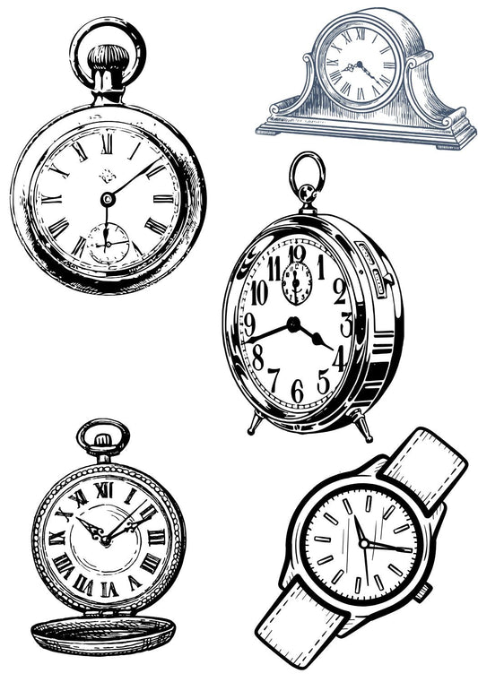 Clocks Digital Template
