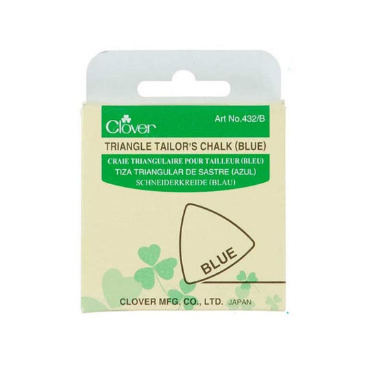 Clover Triangle Tailor's Chalk, Blue