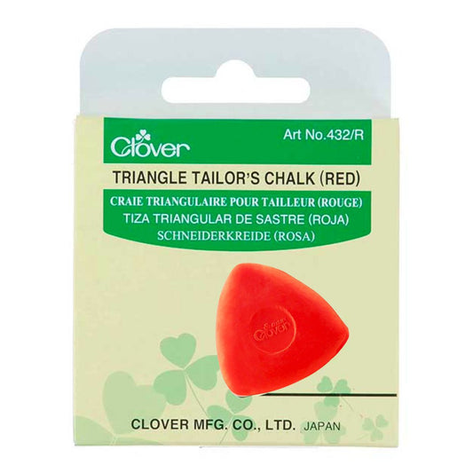 Clover Triangle Tailor's Chalk Red