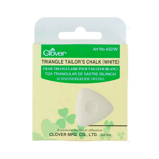 Clover Triangle Tailor's Chalk White