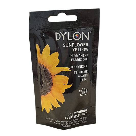 Dylon Permanent Hand Fabric Dye - Sunflower Yellow