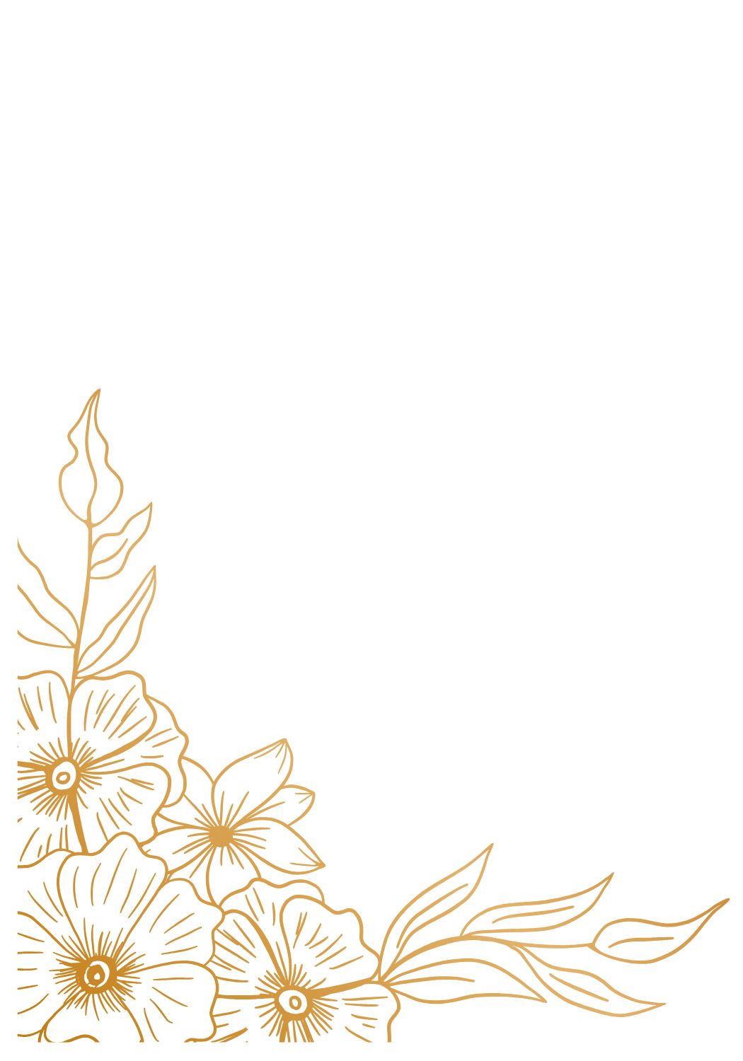 Flower Corner Border Craft Pattern