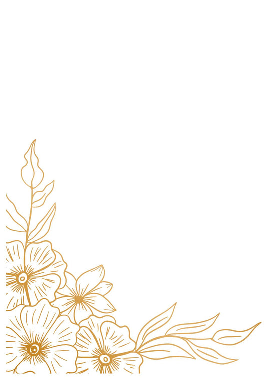 Flower Corner Border Craft Pattern