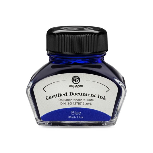 Octopus Fluids Fountain Pen Document Ink, Blue 30ml