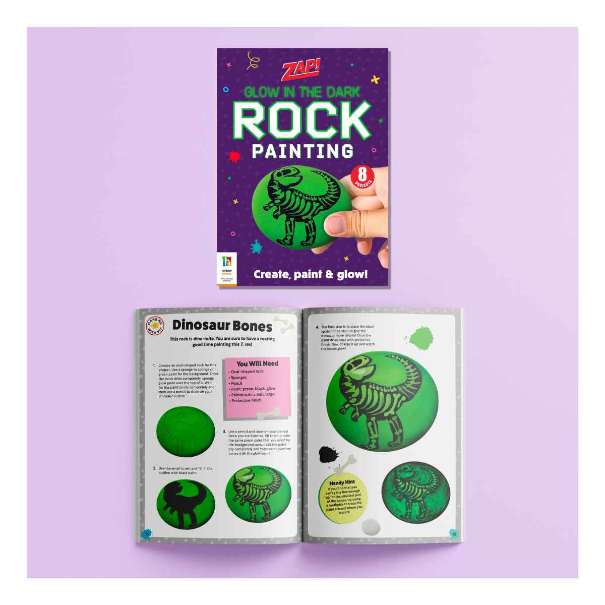 Glow In The Dark Rock Painting Art Kit