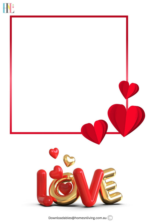 Bubble Love, Heart Frame