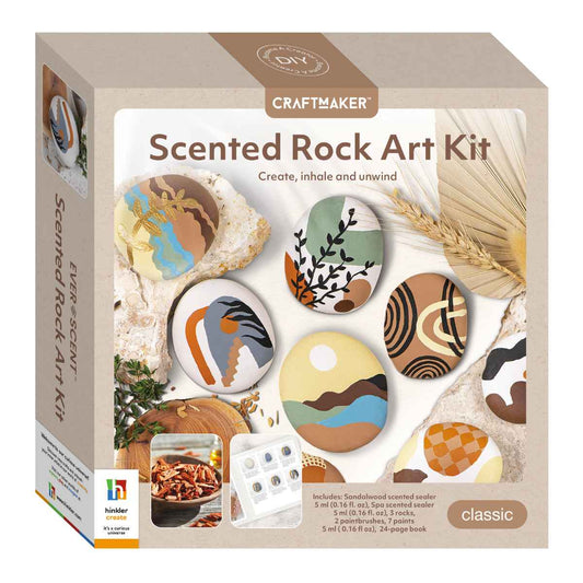 Craft Maker Scented Rock Painting Art Kit