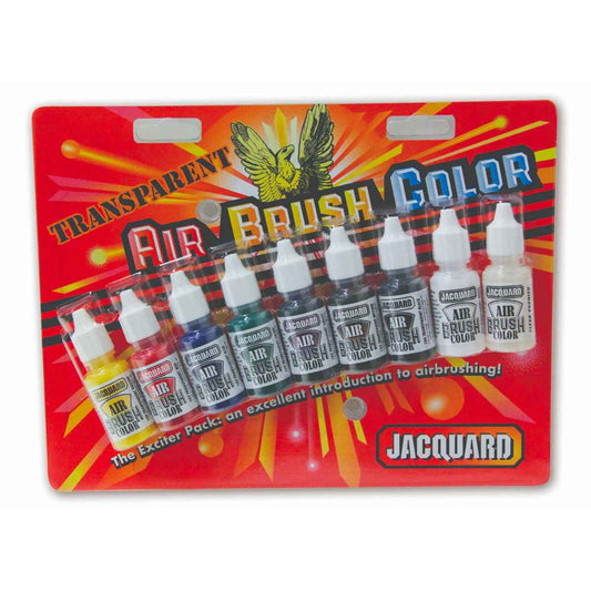 Jacquard Airbrush Paints Exciter Pack - Transparent