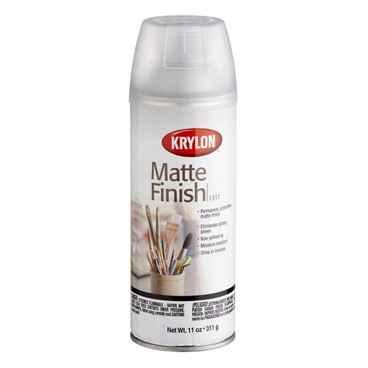 Krylon Spray Matte Finish Glaze 12oz, 1311