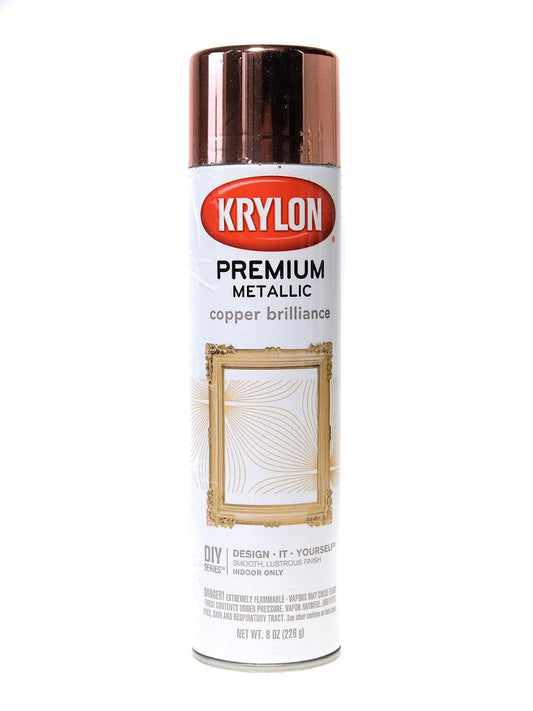 Krylon Premium Metallic Spray Paint - Copper 8oz