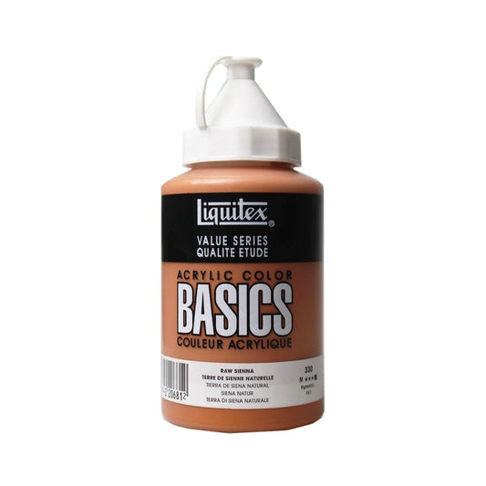 Liquitex Basics Acrylic Paint 400ml - Raw Sienna