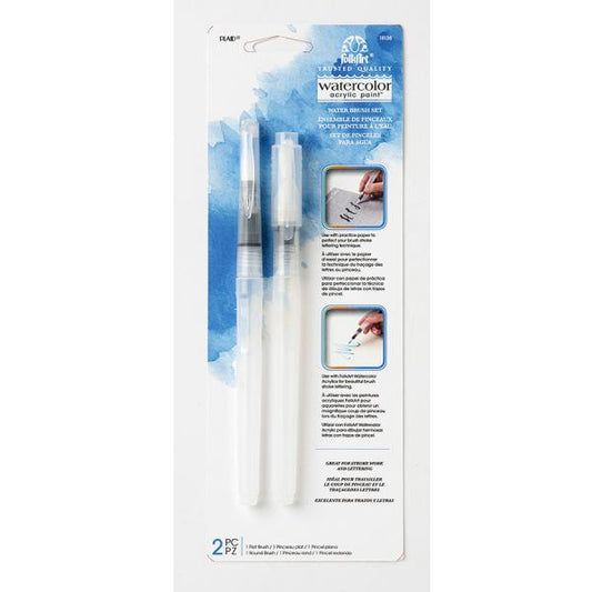 FolkArt Watercolour Brush Set 2 Pc