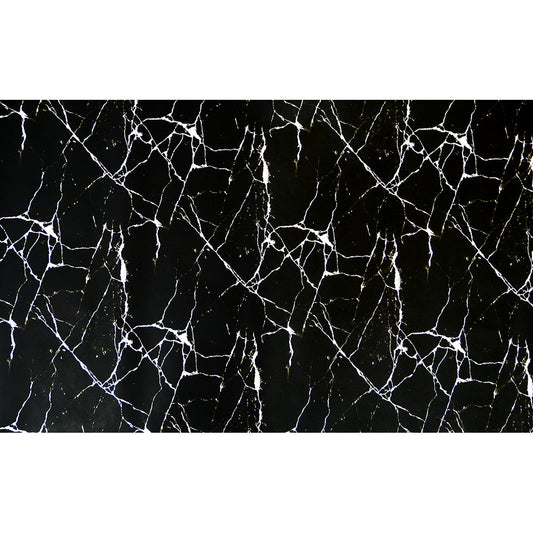 Self Adhesive Decorative Vinyl Film Black Marble,1.5m x 45cm