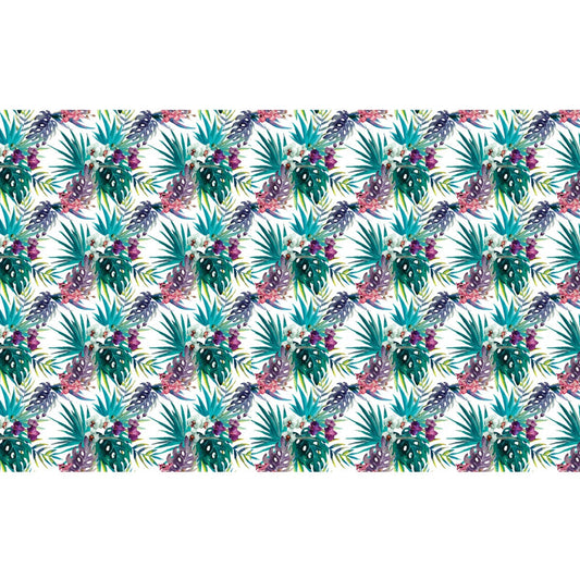 Self Adhesive Decorative Vinyl Film Tropical Plants,1.5m x 45cm
