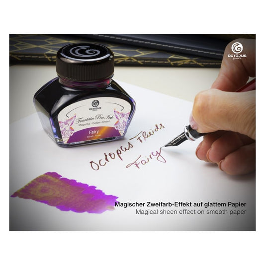 Fountain Pen Ink, Two Tone Sheen Effect, Fairy Violet