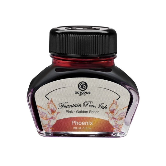 Fountain Pen Ink, Two Tone Sheen Effect, Phoenix Orange