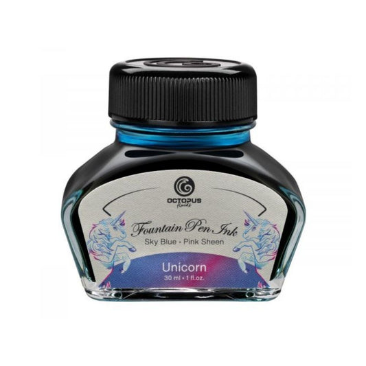 Fountain Pen Ink, Two Tone Sheen Effect, Unicorn & Blue